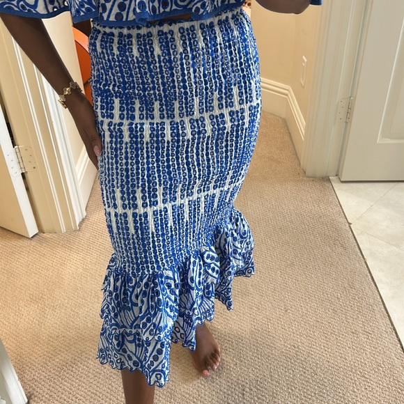 Blue skirt set - Picture 4 of 4